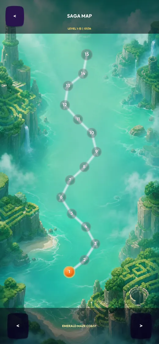 Tower Maze main menu screenshot